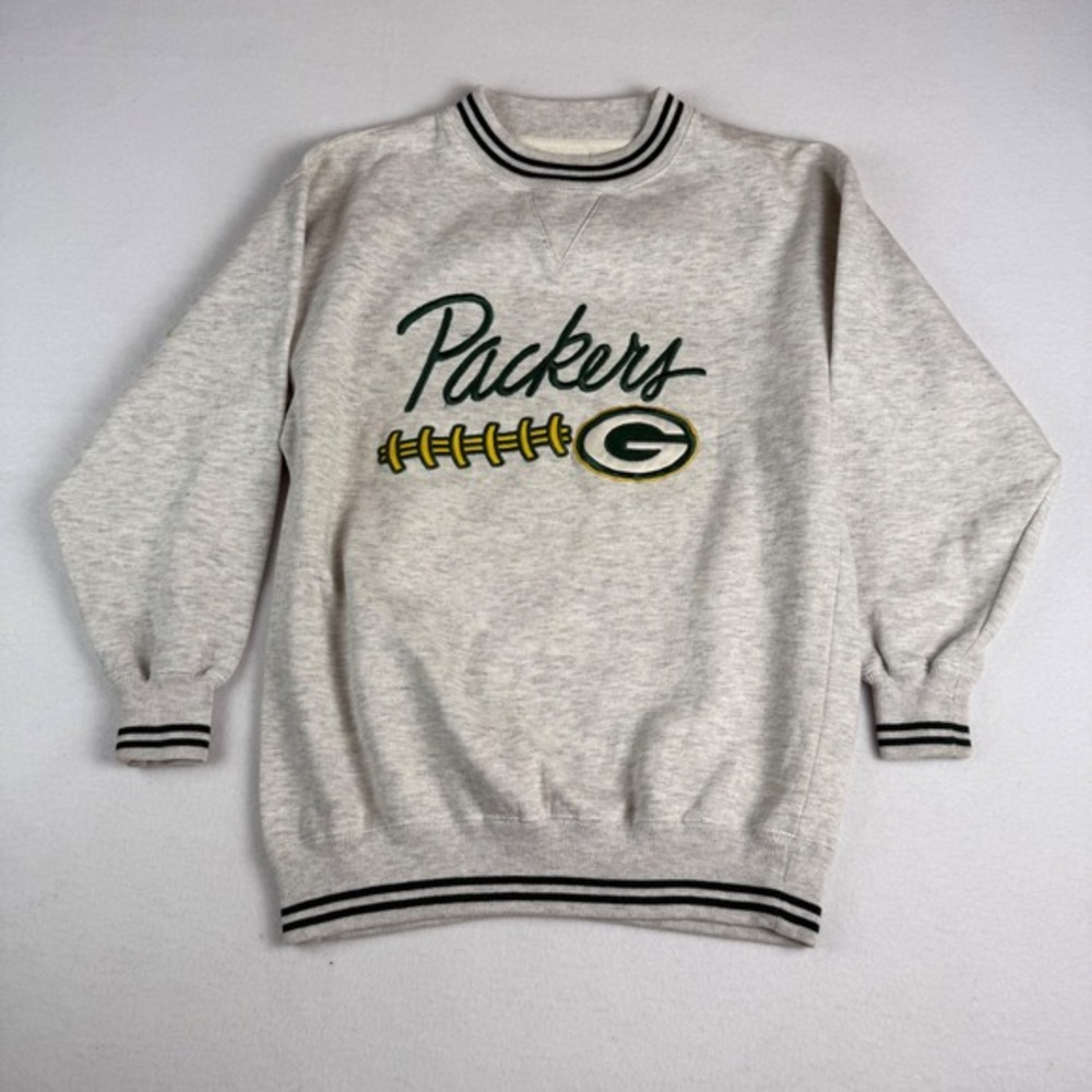 Vintage Green‎ Bay Packers Cadre Athletic Sweatshirt Men's Size Medium